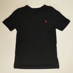 Polo Boys Black Logo Shirt Red Horsemen